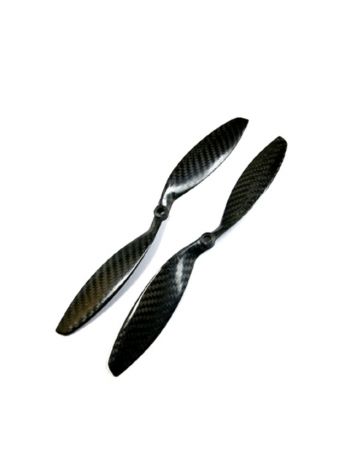 ملخ فیبر کربن چپ گرد/راست گرد 11x4.7
