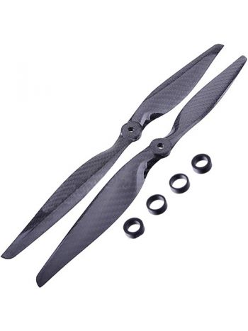 ملخ فیبر کربن چپ گرد/راست گرد 15x4
